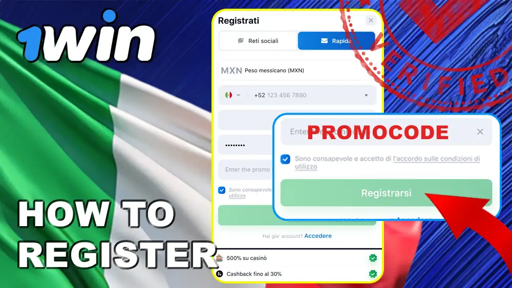 How to register and receive a bonus
