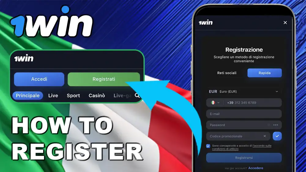 How to register in the 1Win application